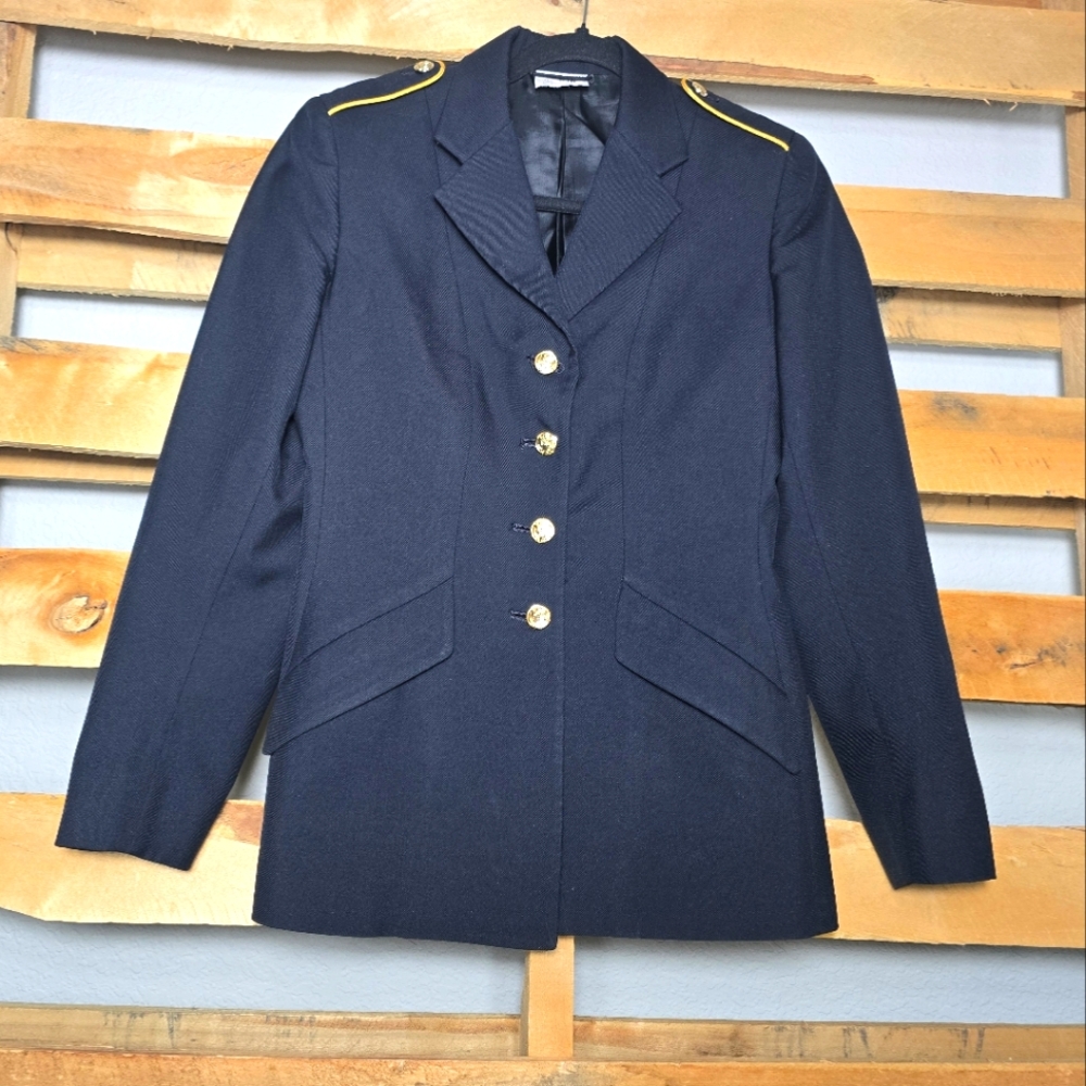 Bremen-Bowdon government blazer Size:8JP Color:Navy Blue